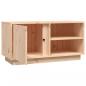 Preview: TV-Schrank 80x35x40,5 cm Massivholz Kiefer
