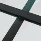 Preview: Schiebetür ESG-Glas und Aluminium 76x205 cm Schwarz