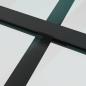 Preview: Schiebetür ESG-Glas und Aluminium 90x205 cm Schwarz