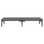 Preview: 7-tlg. Garten-Lounge-Set mit Kissen Poly Rattan Dunkelgrau