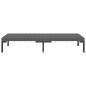 Preview: 6-tlg. Garten-Lounge-Set mit Kissen Poly Rattan Dunkelgrau