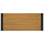 Preview: Wand-Badregal 110x45x35 cm Massivholz Teak