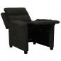 Preview: Relaxsessel Schwarz Stoff