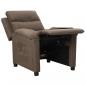 Preview: Relaxsessel Taupe Stoff