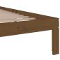 Preview: Massivholzbett Honigbraun 100x200 cm