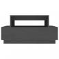 Preview: Couchtisch Grau 80x55x40,5 cm Massivholz Kiefer