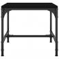 Preview: Couchtisch Schwarz 50x50x35 cm Holzwerkstoff