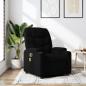 Preview: ARDEBO.de - Massagesessel Schwarz Stoff