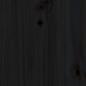 Preview: Tagesbett Schwarz 90x190 cm Massivholz Kiefer