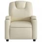 Preview: Massagesessel Creme Kunstleder