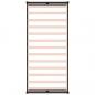 Preview: Massivholzbett Schwarz 75x190 cm