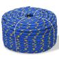 Preview: Bootsseil Polypropylen 6 mm 500 m Blau