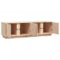 Preview: TV-Schrank 140x40x40 cm Massivholz Kiefer