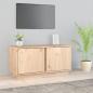 Preview: ARDEBO.de - TV-Schrank 80x35x40,5 cm Massivholz Kiefer
