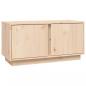 Preview: TV-Schrank 80x35x40,5 cm Massivholz Kiefer