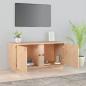Preview: TV-Schrank 80x35x40,5 cm Massivholz Kiefer