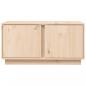 Preview: TV-Schrank 80x35x40,5 cm Massivholz Kiefer