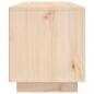 Preview: TV-Schrank 80x35x40,5 cm Massivholz Kiefer