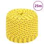 Preview: Bootsseil Gelb 8 mm 25 m Polypropylen