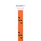 Preview: Bootsseil Orange 18 mm 25 m Polypropylen