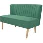 Preview: Sofa Stoff 117 x 55,5 x 77 cm Grün