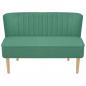 Preview: Sofa Stoff 117 x 55,5 x 77 cm Grün