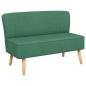 Preview: Sofa Stoff 117 x 55,5 x 77 cm Grün