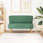 Preview: Sofa Stoff 117 x 55,5 x 77 cm Grün