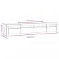Preview: TV-Schrank mit LED-Leuchten Weiß 240x35x40 cm
