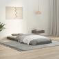 Preview: ARDEBO.de - Massivholzbett Grau 75x190 cm Kiefer