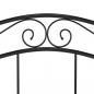 Preview: Bett Schwarz Metall 120x200 cm