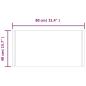 Preview: LED-Badspiegel 80x40 cm