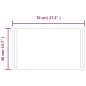 Preview: LED-Badspiegel 70x40 cm