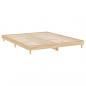 Preview: Bettgestell Sonoma-Eiche 140x200 cm Holzwerkstoff