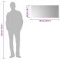 Preview: LED-Badspiegel 90x40 cm