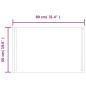 Preview: LED-Badspiegel 50x80 cm