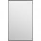 Preview: Türspiegel Schwarz 50x80 cm Glas und Aluminium