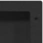 Preview: Duschnische Mattschwarz 41x36x10 cm