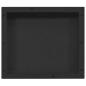 Preview: Duschnische Mattschwarz 41x36x10 cm