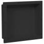 Preview: Duschnische Mattschwarz 41x36x10 cm