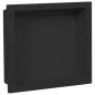 Preview: Duschnische Mattschwarz 41x36x10 cm