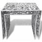 Preview: Beistelltische 2 Stk. Quadratisch Silbern Aluminium