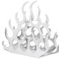 Preview: Flaschenregal für 11 Flaschen Silbern Aluminium