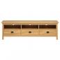 Preview: TV-Schrank Hill Honigbraun 158x40x47 cm Massivholz Kiefer