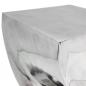 Preview: Hocker/Beistelltisch Verdrehte Form Silbern Aluminium