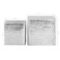 Preview: Couchtische 2 Stk. Silbern Aluminium