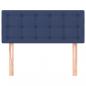 Preview: Kopfteil Blau 80x5x78/88 cm Stoff