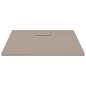 Preview: Duschwanne SMC Braun 80x80 cm