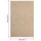 Preview: Teppich ZIZUR 200x290 cm Jute-Optik Indoor und Outdoor