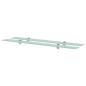 Preview: Schweberegale 2 Stk. Glas 100x20 cm 8 mm